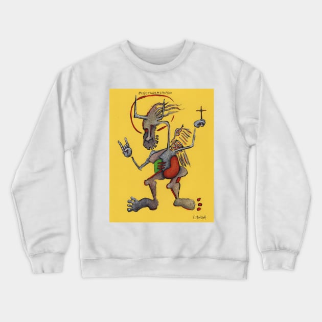 Minotaur #270920 Crewneck Sweatshirt by micalef